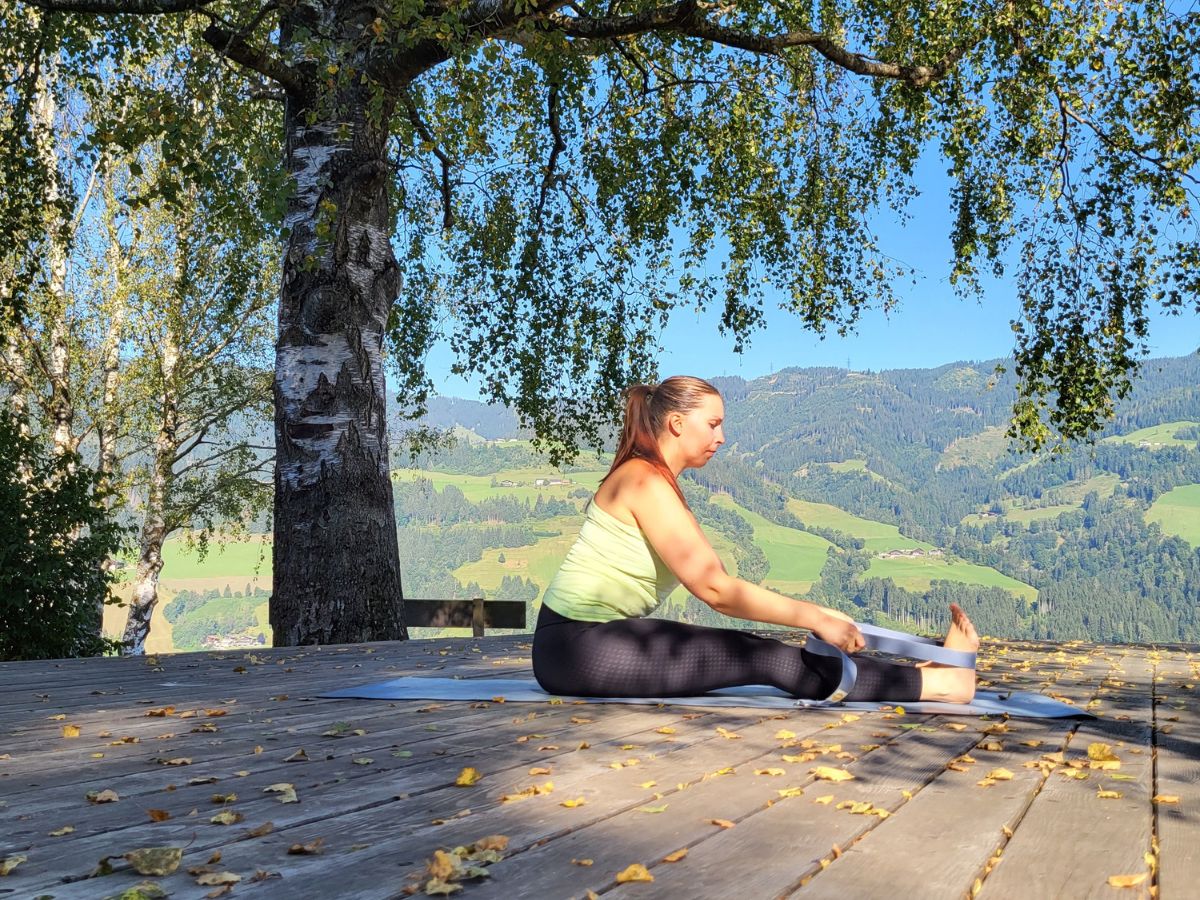 Übungen mit dem Yogagurt - Yogablog - eviyoga - St. Johann im Pongau